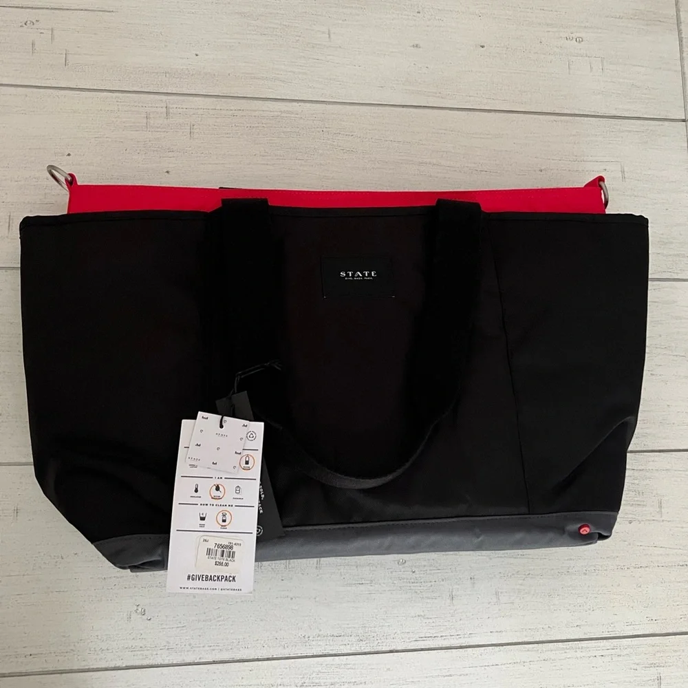 New STATE Wellington Tote Bag Diaper Bag NWT